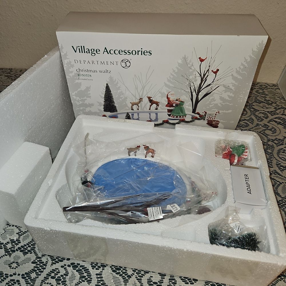 Department 56 Village Accessories Christmas Waltz Animated Scene - Picture 2 of 8